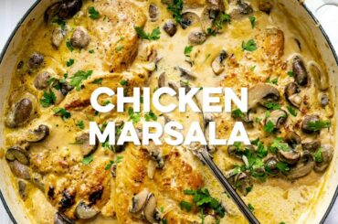 How to make the BEST Chicken Marsala | Supergolden Bakes