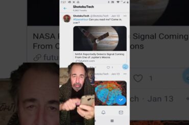 Ganymede Radio Signal  Space wine returns, Blue Origin and More #Shorts