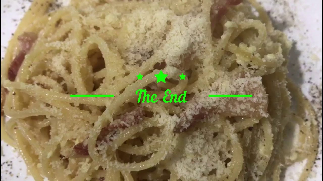 COOKING – how to cook carbonara in Italy COOKING - how to cook carbonara in Italy