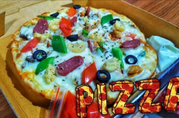 Domino's Pan Pizza (HOW IT'S MADE)  Chicken Pizza | Domino's pizza recipe | Italian Pizza