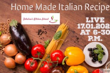 Home Made Italian Reci#Live Stream#Ravioli with white sauce#Green Spaghetti with tomato Garlic sauce