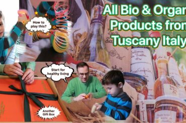 BIG BOX OF ALL BIO & ORGANIC PRODUCTS FROM TUSCANY ITALY || Jed Dy