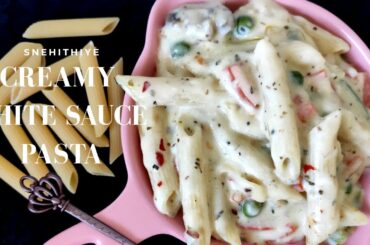 Rich & Creamy White Sauce Pasta | Italian Pasta recipe in tamil | Simple and easy Pasta at home