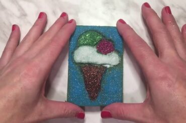 Floral Foam ASMR Italy crushing and cutting - Crunching pizza, wine bottle, Soccer ball Italian flag