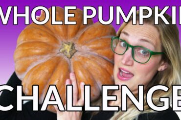 THE PUMPKIN CHALLENGE: Cook and eat a HUGE Italian pumpkin