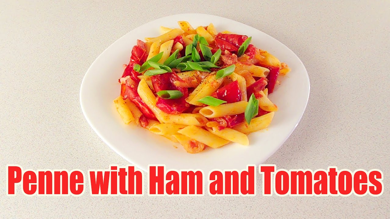 Roasted Tomatoes Pasta with Smoked Ham – Italian Cuisine Recipes Roasted Tomatoes Pasta with Smoked Ham - Italian Cuisine Recipes