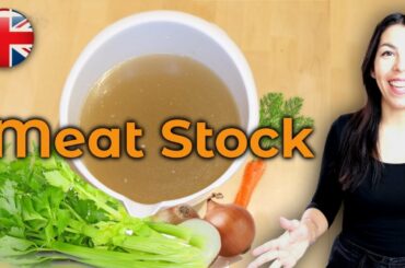 The Italian Meat Stock Recipe - How to make brown and tasty Stock easily -