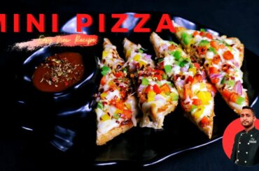 Mini Pizza Recipe without Oven || Pizza Recipe || Pizza at Home || Cooking with Chef Ashish