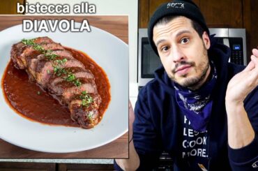 a fantastic SPICY STEAK SAUCE you MUST TRY (marcella hazan recipe)