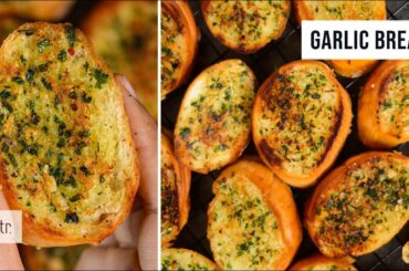 Teaser : GARLIC BREAD l Italian recipes l Flavored bread l Home-made bread recipes