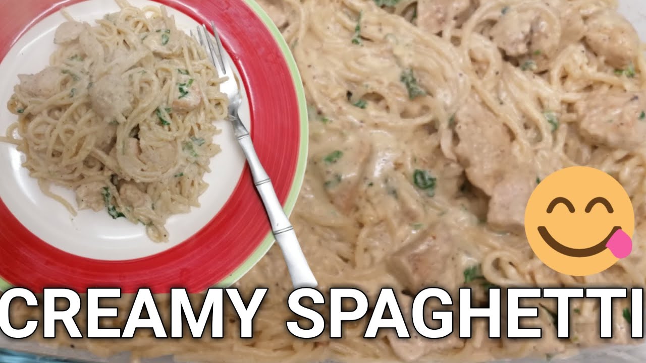 Italian Recipe – Creamy Spaghetti Italian Recipe - Creamy Spaghetti