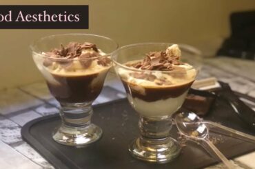 How to make AFFOGATO (Italian coffee dessert) [ASMR] | super simple & delicious - Food Aesthetics