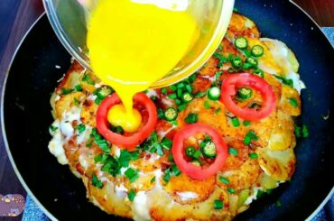 Italian Egg Potato Omelatte by Spice Pk || Easy Breakfast Recipe