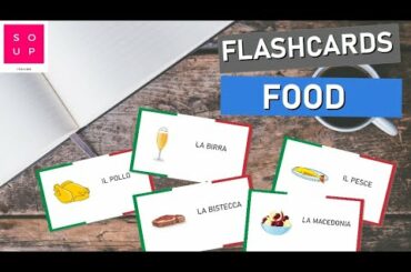 Learn Italian food with flashcards!