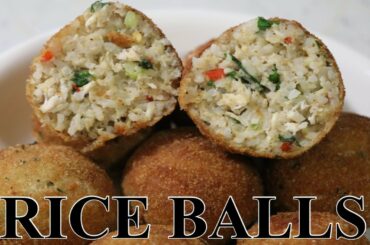 Rice balls recipe/homemade rice balls /Italian classic recipe in different style