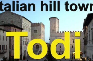 Todi, an Italian hill town in Umbria