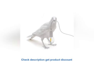 Bird Table Lamp Italian Seletti Bird Lamp Modern Resin Crow Desk Lamp for Living Room Bedroom Light