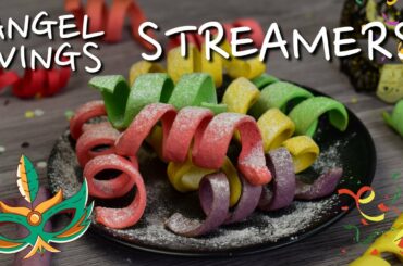 Italian angel wings for Carnival. Easy, fast and light recipe