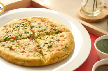 Moonglet (Moong Dal Omelette) Street Style Breakfast Recipe by Food Fusion