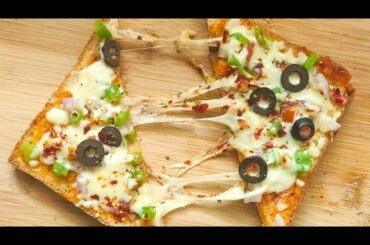 #shorts || Bread pizza on Pan || Palmani Diaries