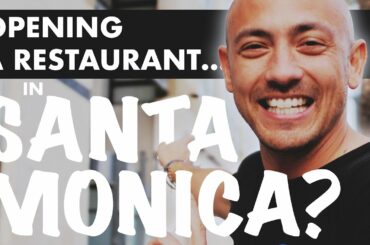 STUNNING! SNEAK PEEK OF NEW RESTAURANT IN SANTA MONICA - NICK THE GREEK COMING SOON!