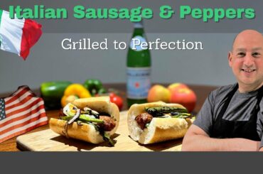 Authentic Italian Sausage And Peppers Recipe : Grilled Sausage and Peppers Sandwich