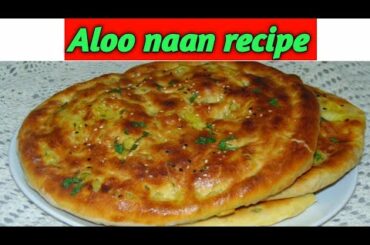 Aloo naan recipe on tawa/Without tandoor naan recipe#Punjabi Vlogs Italy #