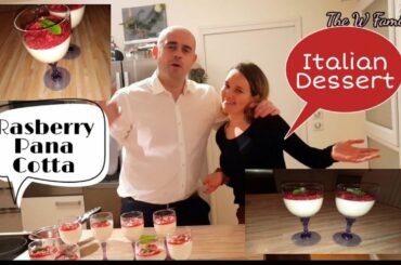 Pana Cotta Recipe|| Rasberry Pana Cotta|| Italian Dessert||Perfect light Dessert for big Main Course