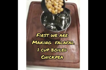 Italian food  Hummus and falafal  | chickpea pakoda  | Hummus | falafal |