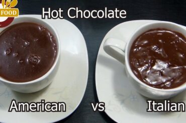 Hot Chocolate Recipe American vs Italian / Hot Chocolate 2 ways / hot chocolate recipe by Cook Food