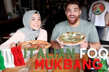 AUTHENTIC ITALIAN MUKBANG | PIZZA GNOCCHI ARANCHINI