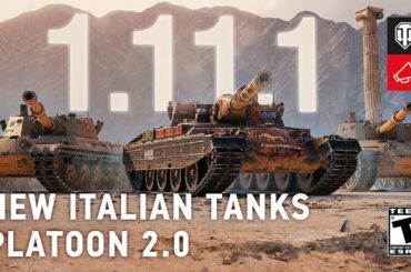 Update 1.11.1 Review: Italian Heavy tanks and Platoon 2.0
