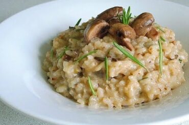 MUSHROOM RISOTTO recipe / ITALIAN recipes / Easy recipes