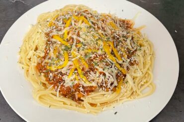 Spaghetti and Meat Sauce “Italian Recipe”