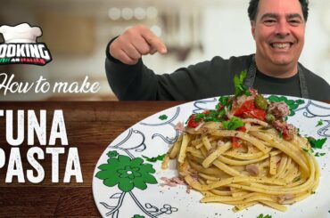 Cooking Tuna Pasta / Linguine Al Tonno - Italian Style