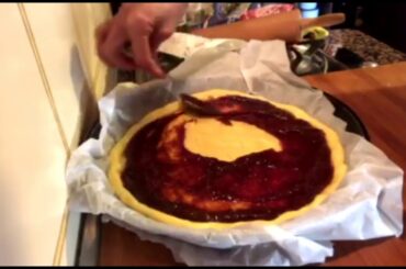 How to Make Plum Tart  Simple cooking/ Italian Style