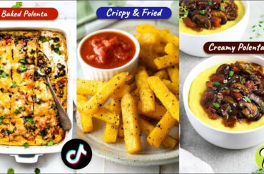 Polenta Recipes | How to prep Polenta Dishes | Italian + Mushrooms + Creamy + Cheesy | Vegan