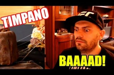 Reaction to Timpano (craziest Italian food)