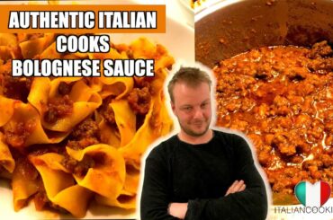 BOLOGNESE SAUCE | How authentic ITALIAN NONNA’s recipe is cooked abroad