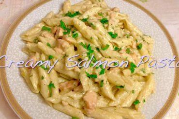 Creamy Salmon Pasta | Italian Pasta recipe | Easy and Quick