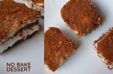 No Bake Dessert recipe | 10 minutes dessert recipe | Tuxedo Tart | Tiramisu Cake | Italian dessert