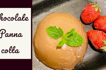 Chocolate Panna cotta | Panna cotta | Dessert | Italian Dessert | Chocolate recipes