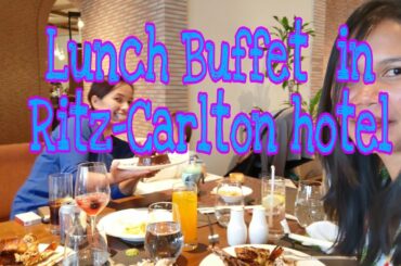 LUNCH BUFFET IN RITZ-CARLTON HOTEL /FOOD & DRINKS/UNLIMITED SEAFOODS