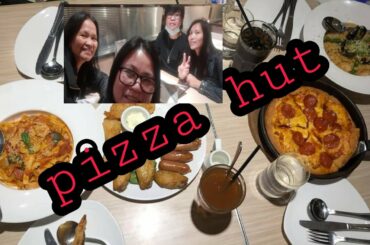 PIZZAHUT for lunch/thank you for the treat