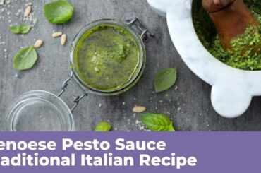 PESTO SAUCE - Tratidional Italian Sauce
