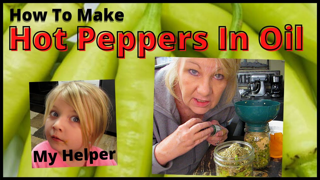 Italian Hot Peppers in Canola Oil Recipe Straight from Italy // How To