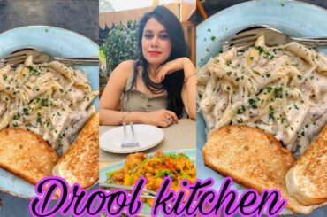 White sauce pasta | drool kitchen | dwarka sector 10 | authentic restaurant