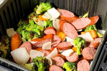 Turkey Italian Smoked Sausage with Broccoli | Easy meal in a Air Fryer | Air fryer Recipe