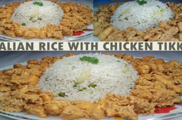 Italian Rice With Chicken Tikka Recipe - Unique Recipe - Yummy - Delicious & Easy Recipe