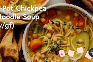 1-Pot Chickpea Noodle Soup | Minimalist Baker Recipes